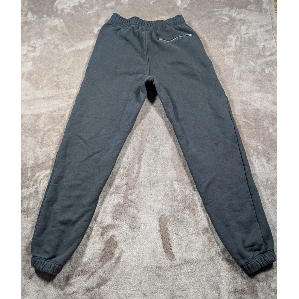 Jordan Wordmark Fleece Sweatpants Men Small Black Grey Embroidered Joggers